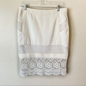 Endless Rose Cream Lace Skirt